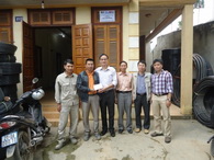 Công đoàn Công ty và Đoàn TN thăm CBCNV tại Dự án Yên Viên - Lao Cai